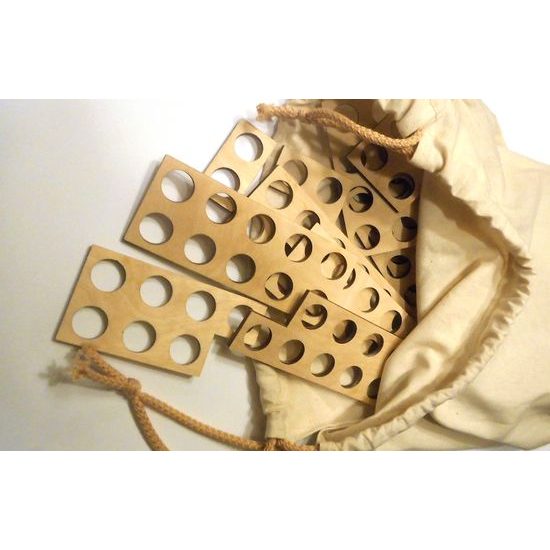 Prstíkony přírodní základní sada do 20ti