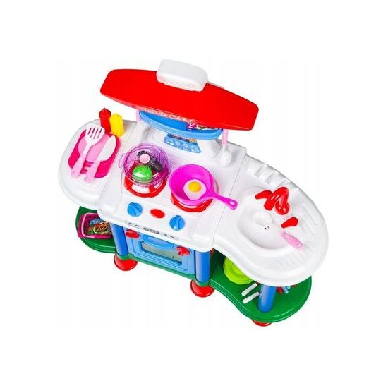 Velká dětská kuchyňka se zvuky a světlem - modrá