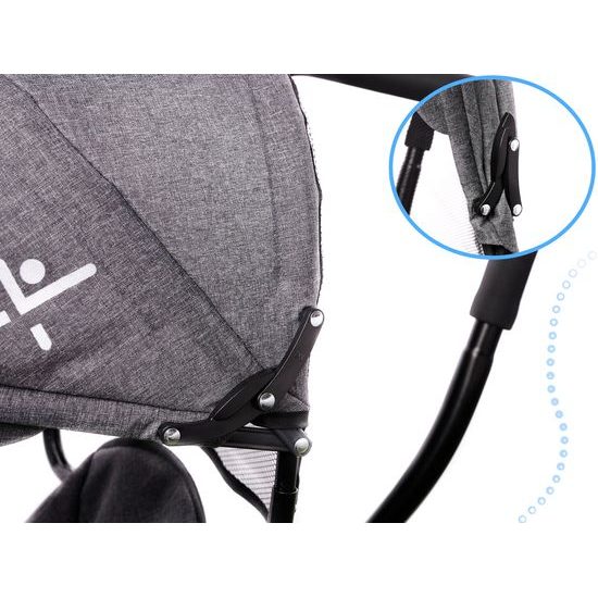 Vyzkoušeno - Dětská tříkolka Fix Lite s otočným sedadlem 3v1 šedá