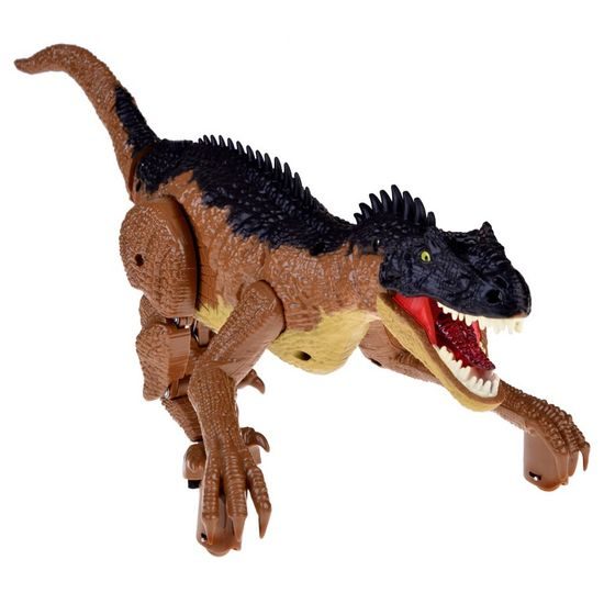 Interaktivní chodící Dinosaurus na dálkové ovládání - hnědý