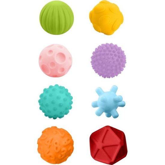 Akuku Sada senzorických hraček 8ks Akuku balónky