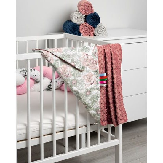 Lehká deka minky růžová