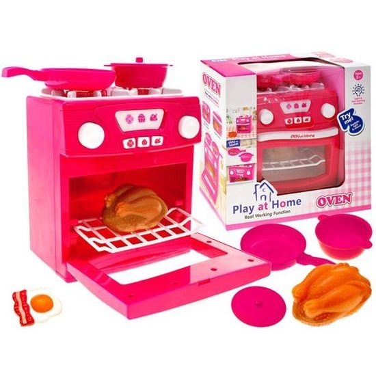 Majlo Toys dětská trouba se sporákem Pink Oven