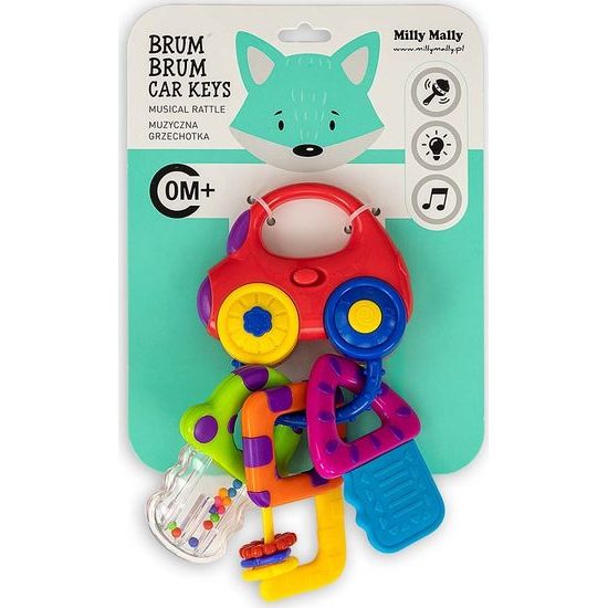 MILLY MALLY Hudební chrastítko Brum Brum