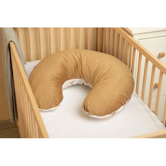 Kojící polštář ve tvaru U velvet - sladké sny