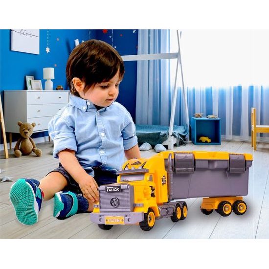 Šroubovací autíčko s kufříkem a 3 autíčky Engineering Control