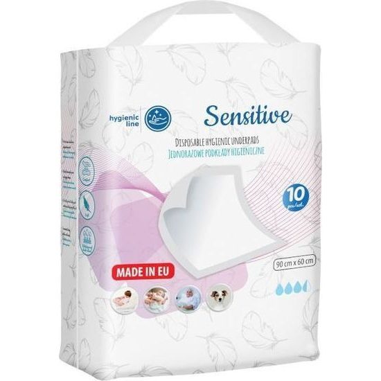 Jednorázové hygienické podložky Akuku Sensitive 10 ks