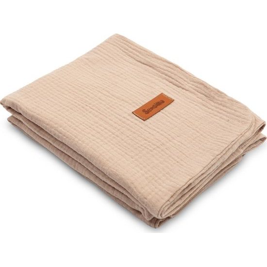Dětská mušelinová deka Sensillo 75x100 cm - cocoa