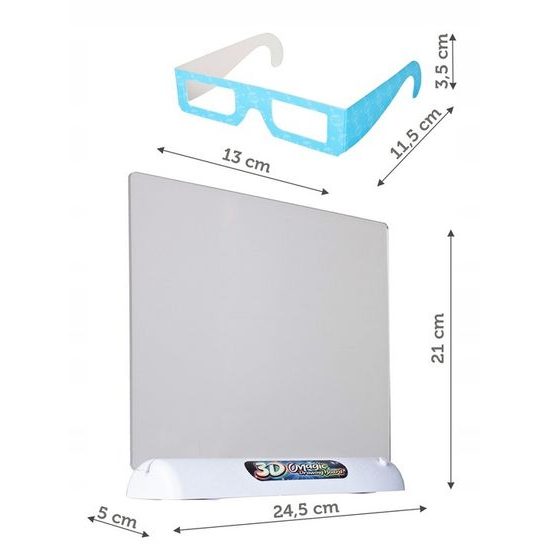 Kreslící LED tabulka s 3D brýlemi Drawing Board