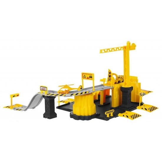 Majlo Toys parkovací garáž Stavba s dráhou