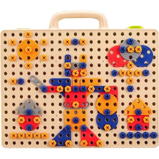 Stavební kostky a dinosauři ke složení