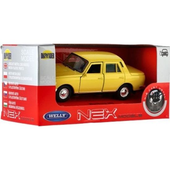 Auto Welly Wartburg 353 - mix 4 barvy