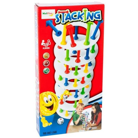 Dětská dovednostní hra Padající věž