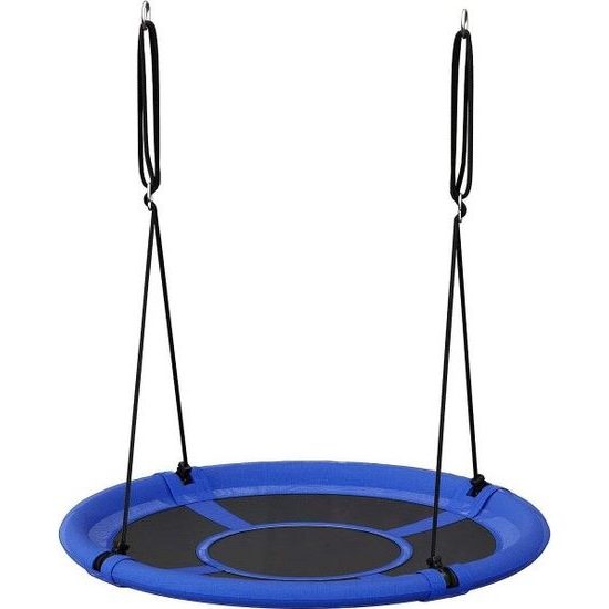 Houpací kruh modrý 100 cm - látková výplň