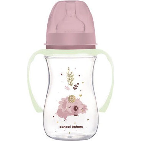Canpol babies Antikoliková lahev EasyStart SLEEPY KOALA 240ml růžová
