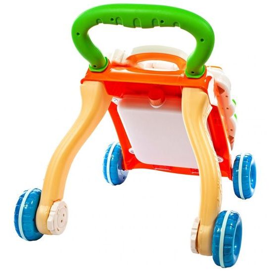 ROZBALENO Interaktivní chodítko s hracím panelem 2v1 Bunny Stroller