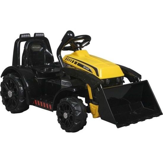 Elektrický žlutý traktor ZP1001B s přední radlicí