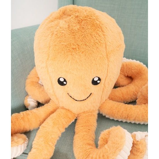 Plyšová chobotnice Monty 60 cm - béžová