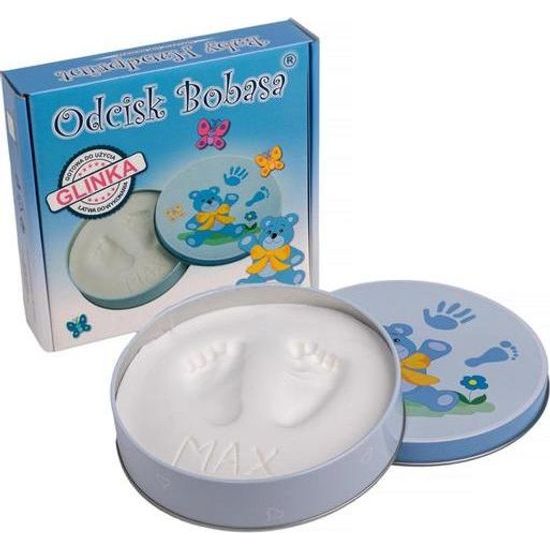 Sada na otisk dětské ručky - modrá