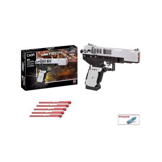 CaDA dětská pistole DeTech stavebnice 412 dílků