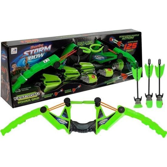 Storm Bow dětský luk Blaze se 3 šípy zelený