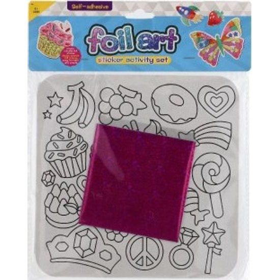 Kreativní sada - kouzlení s fóliovými obrázky třpytivé