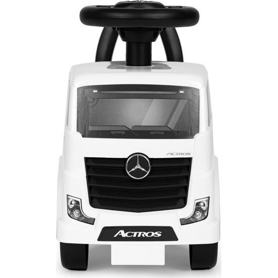 Dětské mini odrážedlo se zvuky Mercedes Actros - bílé