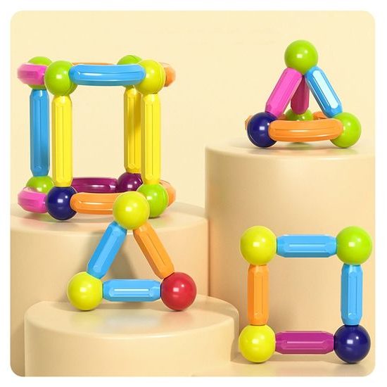 Magnetická stavebnice Magnetic Sticks 45 dílků
