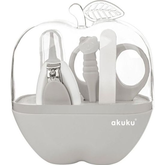 Dětská sada na manikúru Akuku Apple šedá