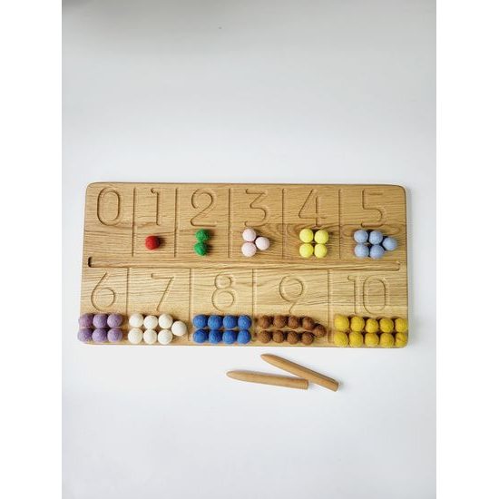 Deska XL - sled čísel 1-10