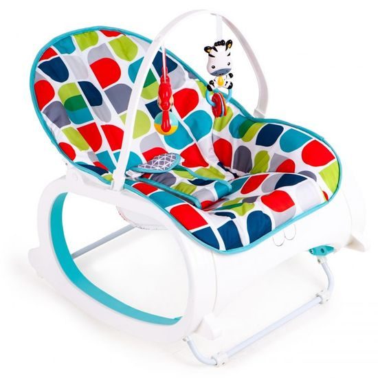 Ecotoys kojenecké lehátko 3v1 s vibracemi a hudbou Animal 10