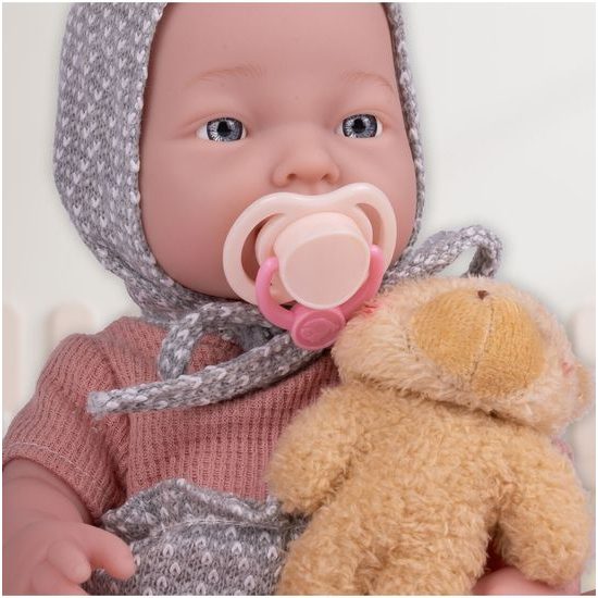 Dětská panenka s příslušenstvím a medvídkem My Baby 36 cm