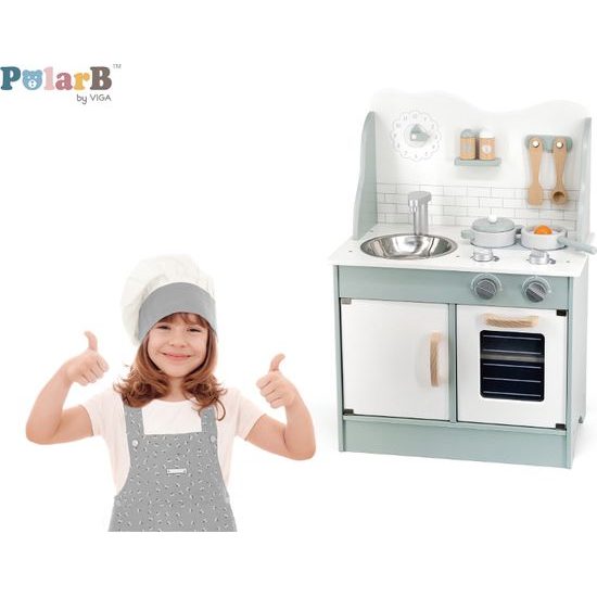 Dětská dřevěná kuchyňka Viga mátová
