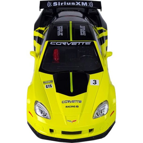 Sportovní závodní auto na dálkové ovládání - žluté