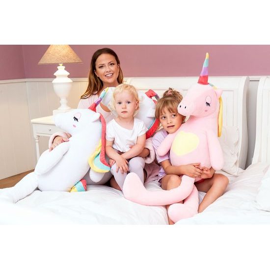 Plyšový jednorožec Felix 120 cm růžový