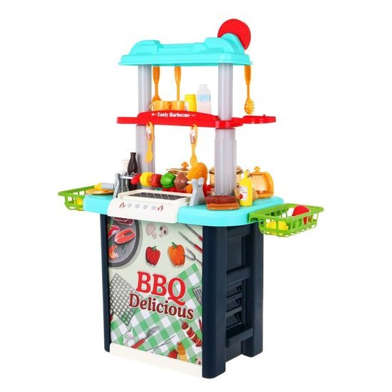 Majlo Toys oboustranná dětská kuchyňka s vodou a párou GuGu Kitchen