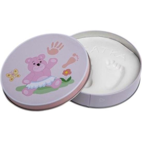 Sada na otisk dětské ručky - růžová