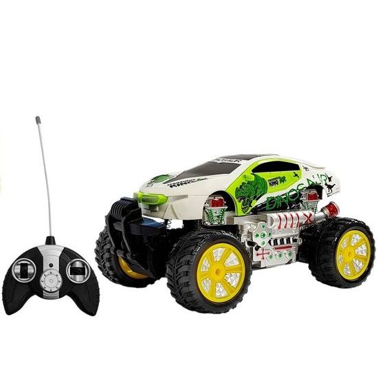 Terénní auto na dálkové ovládání Dinosarus King 1:16 bílé
