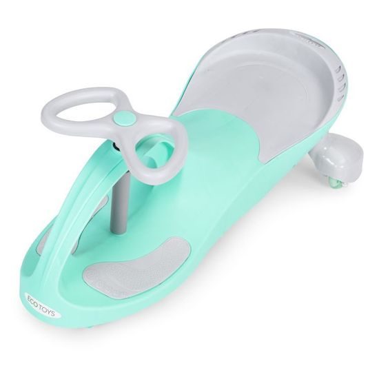 Ecotoys gravitační odrážedlo se svítícími koly Spinner - zelené
