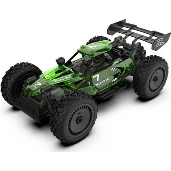 Auto RC buggy zelené na baterie - stavebnice