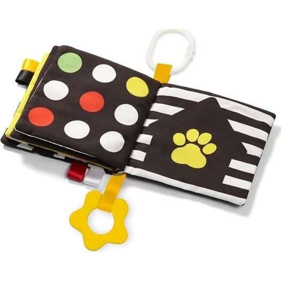 BabyOno měkká senzorická knížka My Contrast book