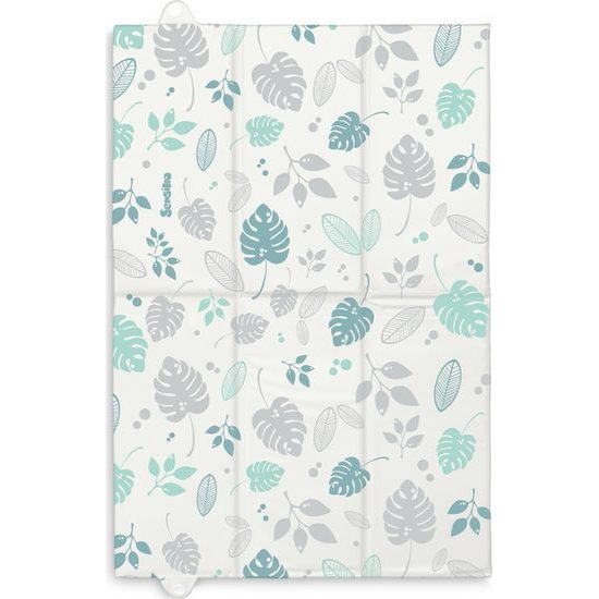 Cestovní přebalovací podložka listy modrá