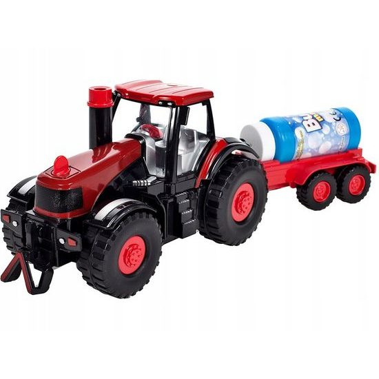 Traktor s bublifukem a melodiemi Happy Papa