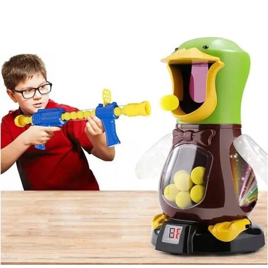 Dětská hra Hladová kachna - střelba na cíl