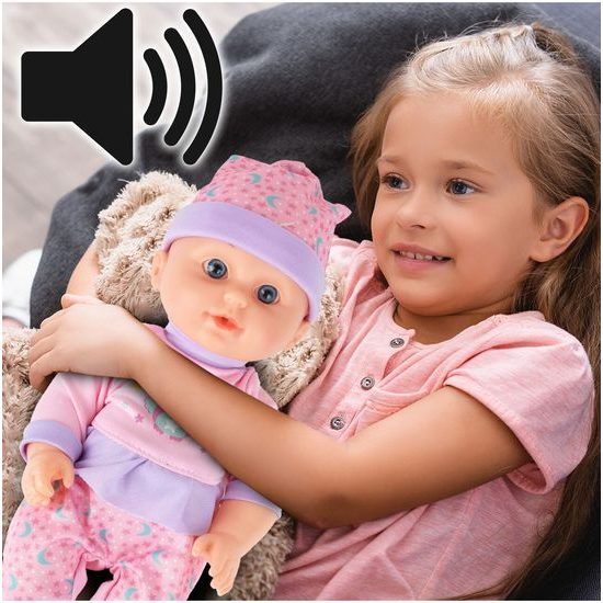 Interaktivní panenka s příslušenstvím Baby Dream 31 cm