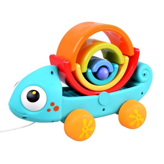 Huile Toys edukační hračka pro nejmenší Rainbow Chameleon