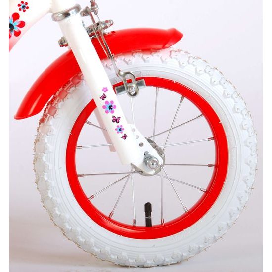 Dětské kolo Volare Lovely 12" červeno-bílé