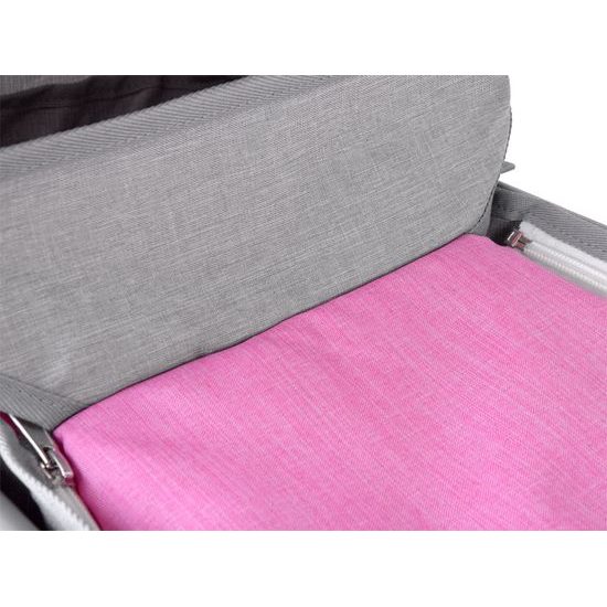 Kočárek pro panenky 4v1 kombinovaný Alice 4543 růžový