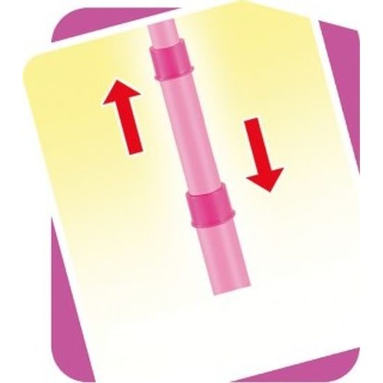 Mikrofon karaoke růžový - na baterie