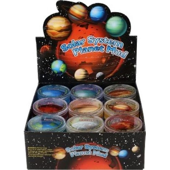 Sliz - hmota planety sluneční soustava - mix barev